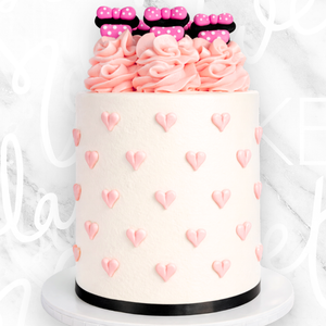 Minnie Pink Hearts Cake Sydney