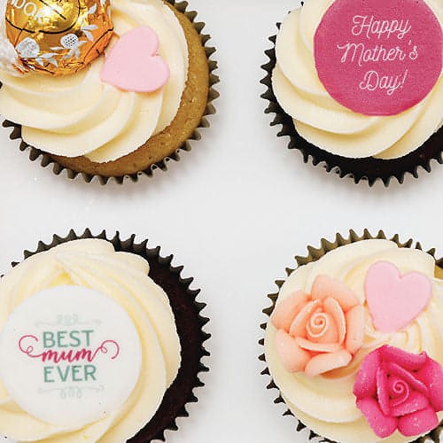 Mother's Day Cupcake Gift Pack (6 Cupcakes, Balloon, Card)-BVSydneyCupcakes
