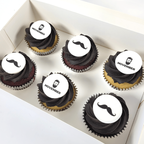 Movember Designer Cupcakes (6) Sydney