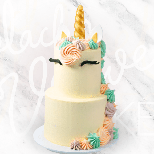 Multi-Tier Blissed Out Unicorn Cake