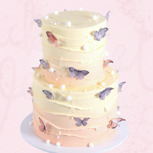 Multi-Tier Butterfly Cake Sydney
