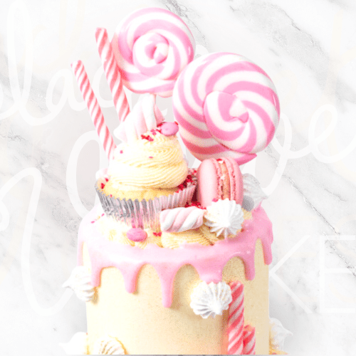 Multi-Tier California Girl Drip Cake-BVSydney