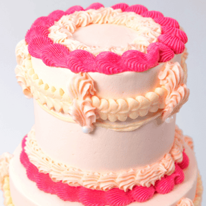 Multi-Tier Pink Vintage Cake Sydney