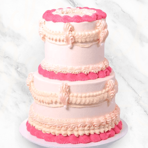 Multi-Tier Pink Vintage Cake Sydney