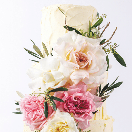 Multi Tier Rustic Stucco Wedding Cake Sydney