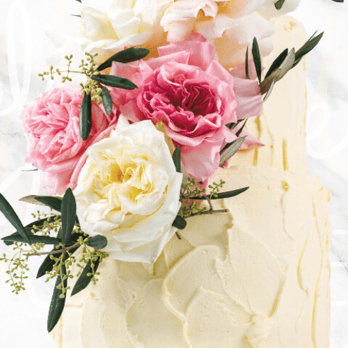 Multi Tier Rustic Stucco Wedding Cake Sydney