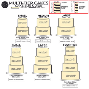 Multi-Tier Semi Naked Cake Sydney