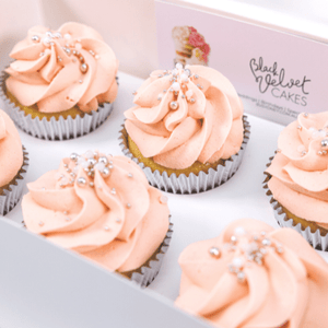 Muted Blush Bridal Designer Cupcakes (6) Sydney