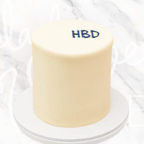 Navy Blue Dedication Cake-BVSydney