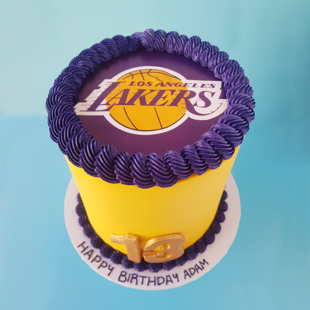 NBA LA Lakers Birthday Cake