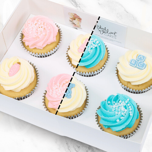 New Baby Gift Cupcakes (6) Sydney