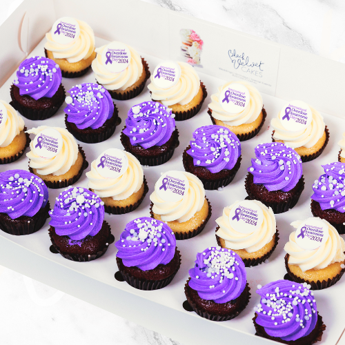 Overdose Awareness Day Mini Cupcakes (24) Sydney