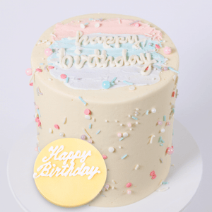 Pastel Birthday Bash Sprinkle Cake Sydney