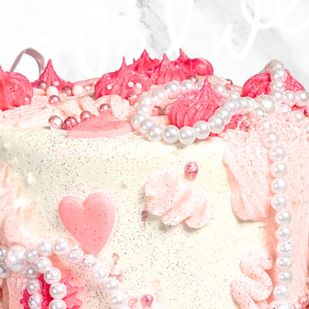 Pearls Drip Lit Cake Sydney