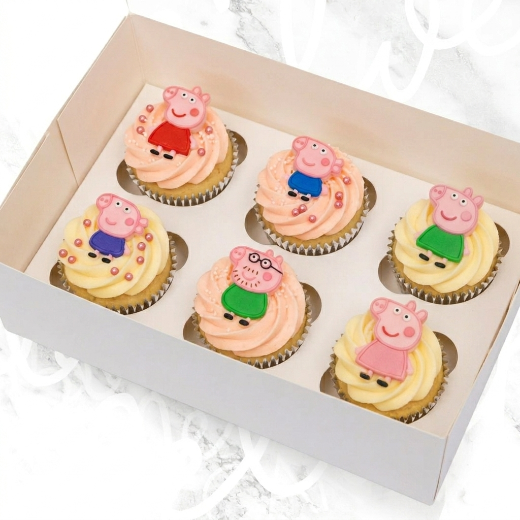 Peppa Pig Cupcakes (6) Sydney