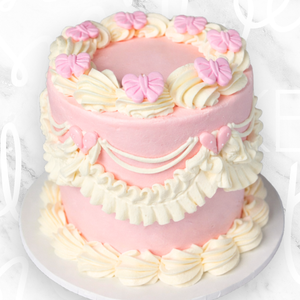 Pink Baby Vintage Cake Sydney