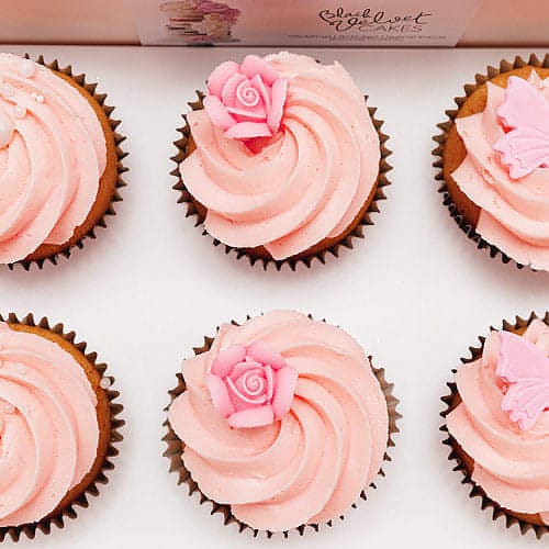 Pretty In Pink Cupcakes – My Baker
