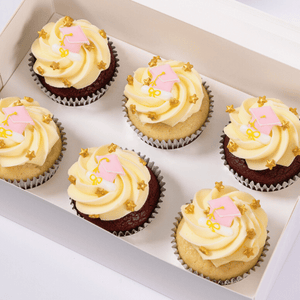 Pink Lady Graduation Gift Cupcakes (6) Sydney