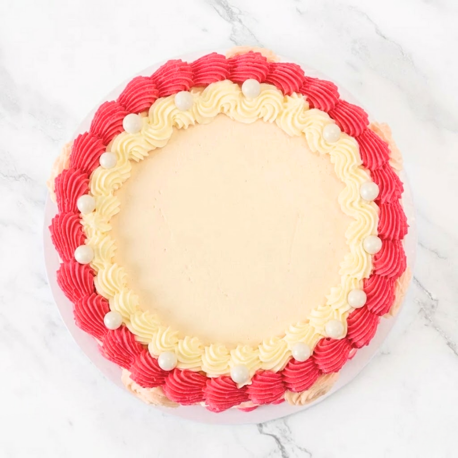 Pink Vintage Love Cake Sydney