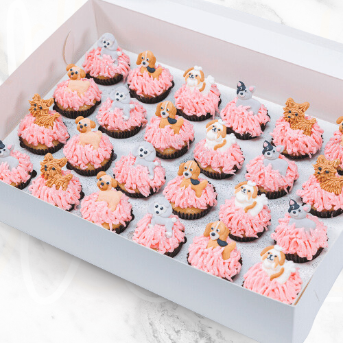 Pooch Parlour Dog Mini Cupcakes (24) Sydney
