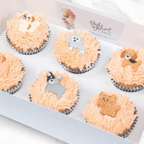 Pooch Parlour Dog Theme Cupcakes (6) Sydney