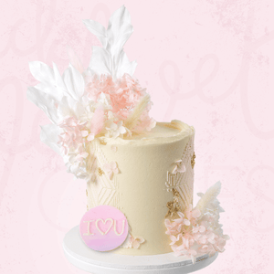 Happy Birthday Flower Cake With Name Edit
