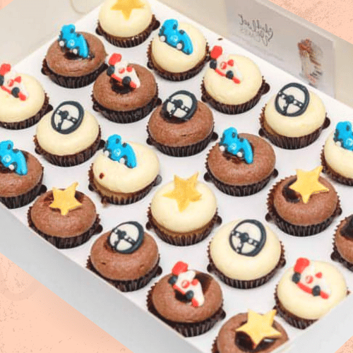 Racing Cars Superstars Kids Mini Cupcakes (24) Sydney
