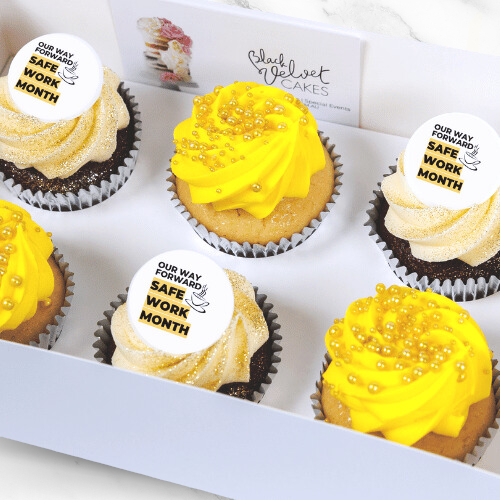 Safe Work Month Designer Cupcakes (6) Sydney