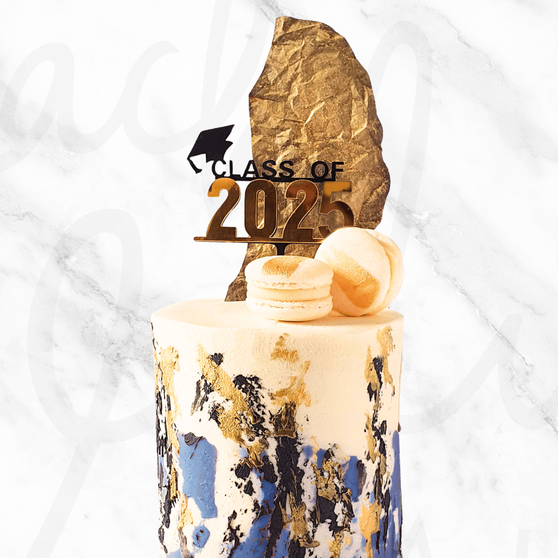 School Colours Graduation Cake Sydney