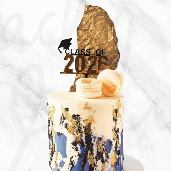 School Colours Graduation Cake Sydney