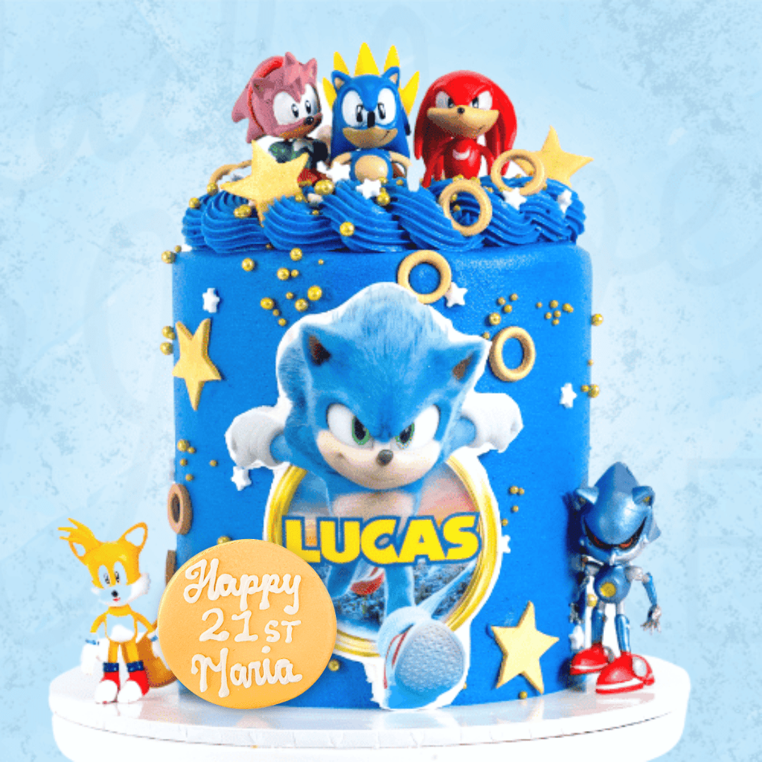 Sonic the Hedgehog Cake Stickers | Cake Stickers | Sonic the Hedgehog Cake  Topper | Sonic the Hedgehog Cake | Sonic the Hedgehog Cupcakes | Sonic the