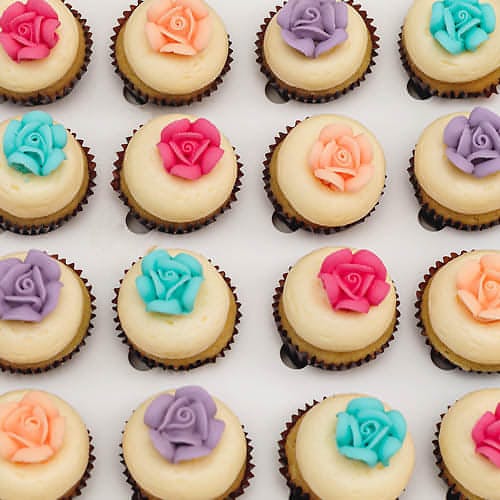 Spring Garden Mini Cupcakes (24) Sydney