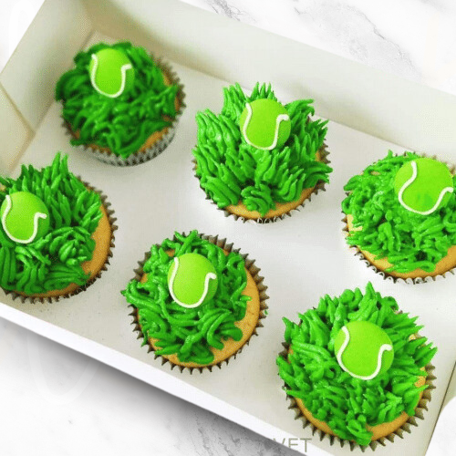 Tennis Ball Cupcakes (6) Sydney