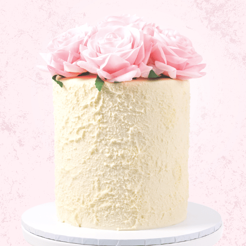 Textured Rose Cake Sydney