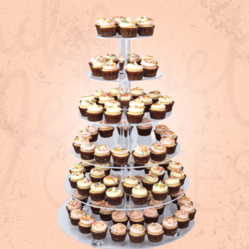 Tier Cupcake Stand Hire Black Velvet Sydney