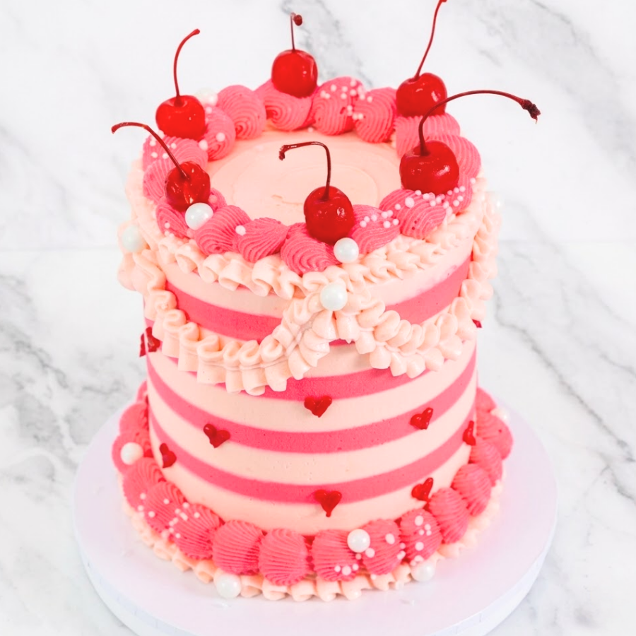 Ultimate Vintage Pink Cake Sydney