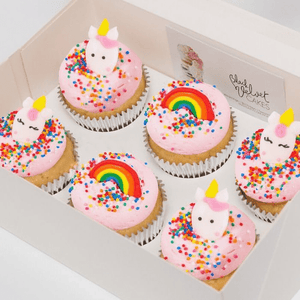 Unicorn Rainbow Fairy Cupcakes (6) Sydney