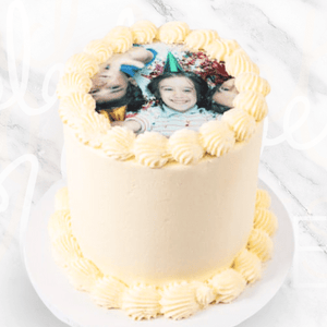 VEGAN Pastel Photo Image Cake Sydney