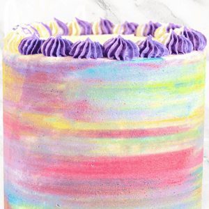 VEGAN Pastel Watercolour Cake Sydney