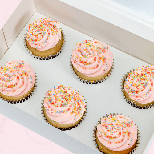 VEGAN Pink Velvet Cupcake (6) Sydney