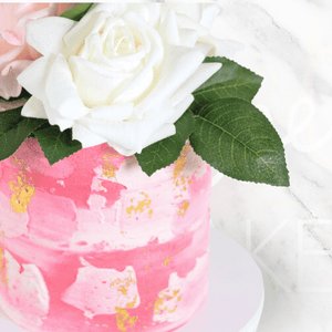 VEGAN Roses and Gold Cake Sydney