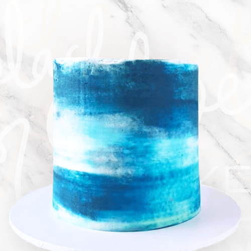 VEGAN Watercolour Frosting Cake Sydney