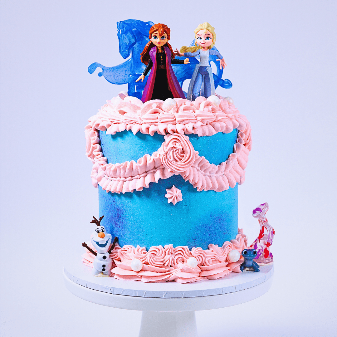 Frozen Themed Cake Topper Castle Cake Topper Frozen Cake - Etsy