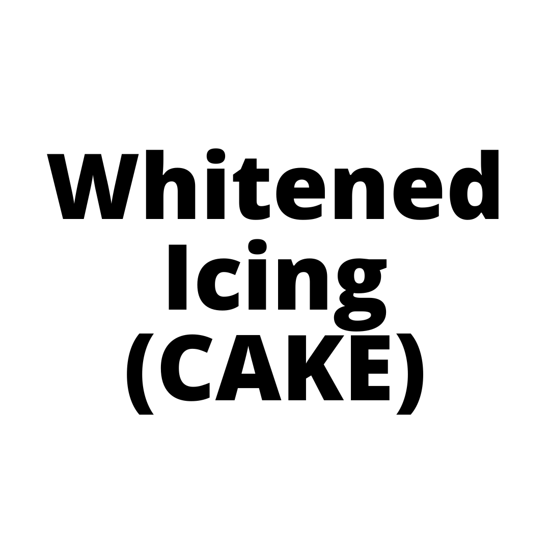 Whitened Icing (CAKE) Sydney