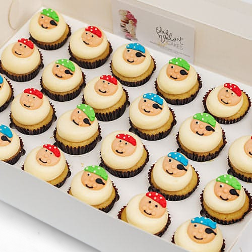 Wild Harbour Pirates Mini Cupcakes (24) Sydney