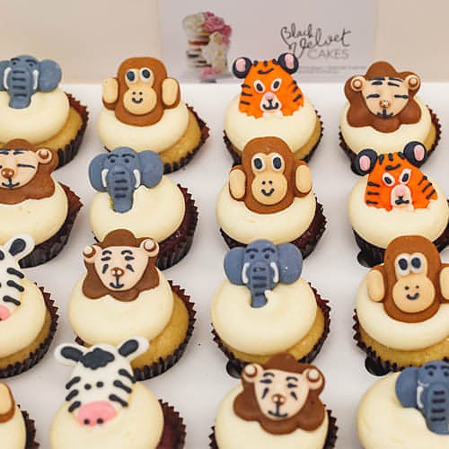 Zoo Animals Kids Mini Cupcakes (24)-BVSydneyCupcakes